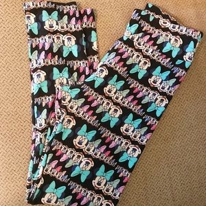 OS LuLaRoe Leggings - Minnie Mouse